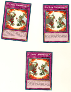 Set Of 3 War Rock Generations LIOV-EN091 Lightning Overdrive 1st Edition Yugioh - Image 3