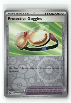 Protective Goggles 164/165 Uncommon 151 Pokemon Reverse Holo Near Mint - Image 1