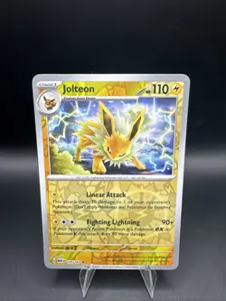 Jolteon 135/165 - Reverse Holo Scarlet & Violet 151 Pokemon TCG NM - Image 1