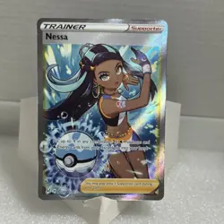 Pokemon Nessa TG27/TG30 Ultra Rare Full Art Holo Swsh11 Lost Origin Trainer - Image 1