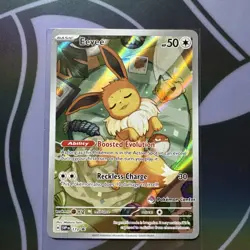 Pokemon TCG Eevee 173 Pokemon Center Stamped Promo Prismatic Evolutions #1 - Image 1