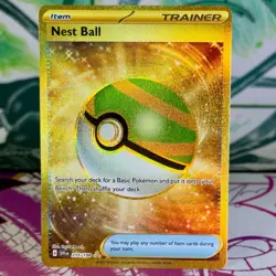 Nest Ball - 255/198 - Gold Hyper Rare - Scarlet & Violet - English - Pokemon - Image 1