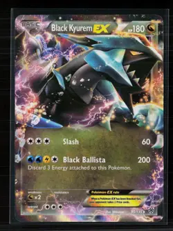 Pokemon 2012 Boundaries Crossed Black Kyurem EX FA #95/135 - Image 1