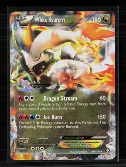 Pokemon 2012 Boundaries Crossed White Kyurem EX FA #103/149 - Image 1