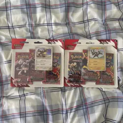 POKEMON TCG DESTINED RIVALS ZEBSTRIKA & KANGASKHAN BLISTER PACK SET X2 *SEALED* - Image 1