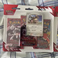 POKEMON TCG DESTINED RIVALS ZEBSTRIKA & KANGASKHAN BLISTER PACK SET X2 *SEALED* - Image 2