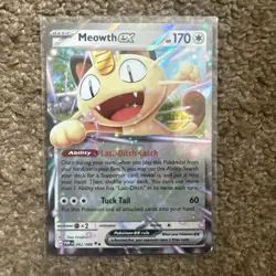 Pokemon TCG Meowth Ex Perfect Order 062/088 Nm - Image 1