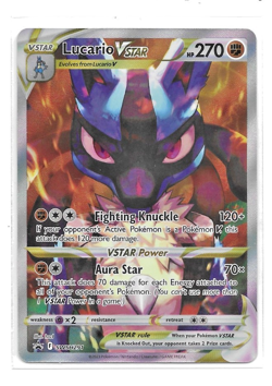 Pokemon Lucario VSTAR Promo Holo SWSH291 SWSH: Sword & Shield 270 HP Fighting - Image 1