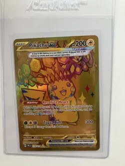 The Pokemon Company Pikachu EX 179/131 Prismatic Evolutions Hyper Rare Holo - Image 1