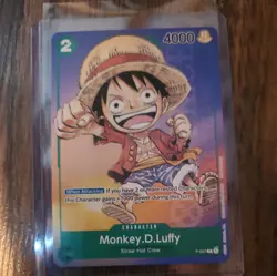 Monkey.D.Luffy P-037 One Piece Promotion Cards Foil Sealed - Image 1