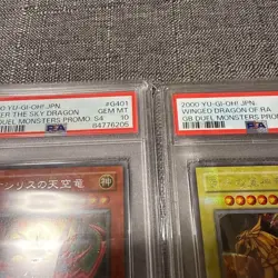 PSA 10 Slifer G4-01 Obelisk G4-02 Ra G4-03 Secret Rare Promo YuGiOh Japanese Old - Image 3