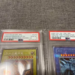 PSA 10 Slifer G4-01 Obelisk G4-02 Ra G4-03 Secret Rare Promo YuGiOh Japanese Old - Image 4