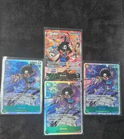 Brook (OP15-022) Alt Leader + 3 SR's Adventure on Kami's Island One Piece TCG - Image 1