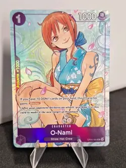One Piece O-Nami Illustration Box Volume 1 OP05-062 English FOIL - Image 1