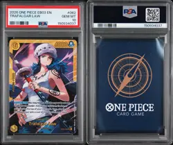 2026 ONE PIECE EB03-EXTRA BOOSTER HEROINES EDITION #062 TRAFALGAR LAW PSA 10 - Image 3