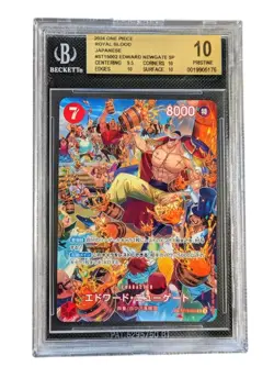 2024 One Piece OP10 JP Whitebeard ST15-002 SP Triple 10 BGS 10 Pristine - Image 1