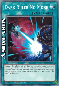DARK RULER NO MORE (Non Piu Sovrano Oscuro) • Comune • SDAZ EN030 • 1Ed • Yugioh - Image 1