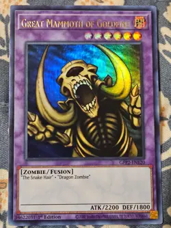 Great Mammoth Of Goldfine - Ultra Rare - 1st Edition GFP2-EN120 Yugioh - Image 1