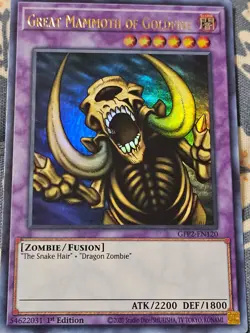 Great Mammoth Of Goldfine - Ultra Rare - 1st Edition GFP2-EN120 Yugioh - Image 3