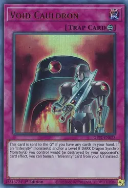 GFP2-EN023 VOID CAULDRON ULTRA RARE 1ST EDITION NEAR MINT YuGiOh TCG - Image 1