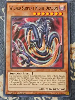 Wicked Serpent Night Dragon - Common - Alin Yugioh - Image 1