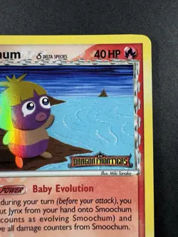 Smoochum δ Species 64/101 Stamped Pokemon EX Dragon Frontiers Reverse Holo NM - Image 2