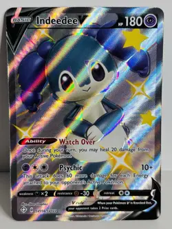 Indeedee V SV114/SV122 Shining Fates: Shiny Vault - Pokemon Card - Image 1