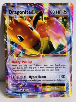 Dragonite EX 72/108 Holo Rare EX Evolutions Pokemon - Image 1