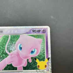 Mew ex - 88/92 - Confetti Holo Pokemon CardCelebrations Classic Collection NM - Image 5