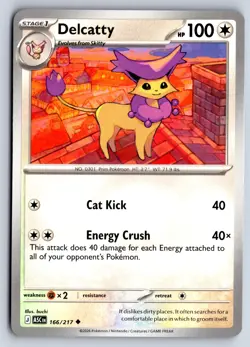 DELCATTY 166/217 UNCOMMON ME: ASCENDED HEROES POKEMON NM - Image 1