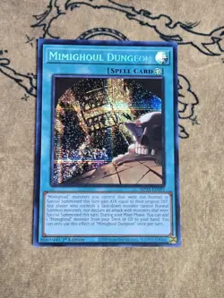 Yugioh Mimighoul Dungeon MP25-EN097 2025 1st Edition Prismatic Secret Rare NM - Image 1