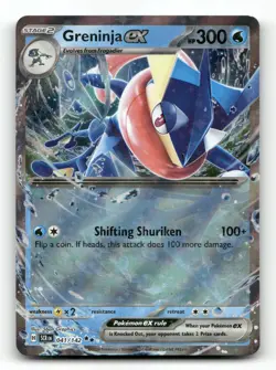 Greninja ex 41/142 - Stellar Crown - Pokemon Card NM/M - Image 1