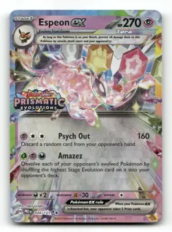 Espeon ex 034/131 Stamped - Prismatic Evolutions Surprise box - Pokemon NM/M - Image 1