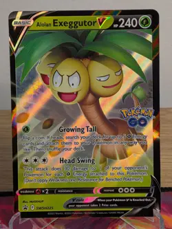 ALOLAN EXEGGUTOR V SWSH225 PROMO SWSH BLACK STAR POKEMON NM - Image 1