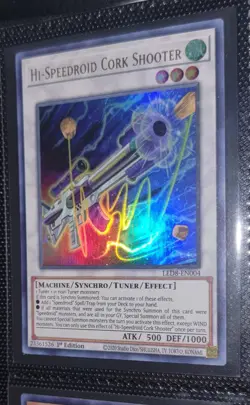 Yugioh - Hi-Speedroid Cork Shooter - LED8-EN004 - Ultra Rare - 1st Ed - NM/M - Image 1