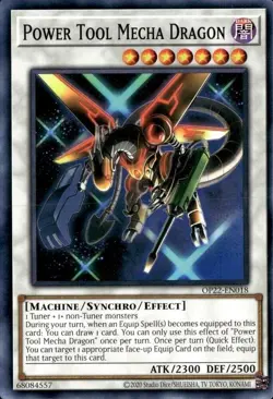 Yugioh: Power Tool Mecha Dragon - Common - Unlimited - NM - OP22-EN018 - Image 1