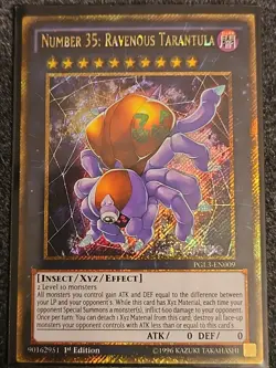 Yu-Gi-Oh! - Premium Gold: Infinite Gold Number 35: Ravenous Tarantula PGL3-EN009 - Image 1
