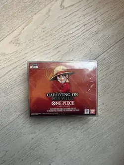 One Piece OP-13 Carrying On His Will English Booster Box Sealed + Protector - Image 1