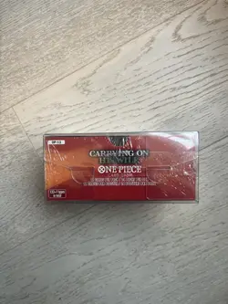 One Piece OP-13 Carrying On His Will English Booster Box Sealed + Protector - Image 5
