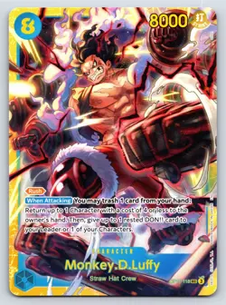 One Piece - OP11-118 - Monkey.D.Luffy - SEC - US Seller - Image 1