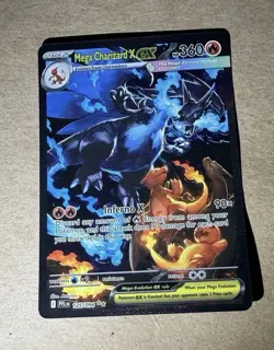 FRESH PULL Pokemon Mega Charizard X EX Foil Mega Evolution Card 360 HP 125/094 - Image 1