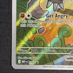 Tyrunt 070 Me: Mega Evolution Promo Full Art Holo Perfect Order Pokemon Card - Image 5