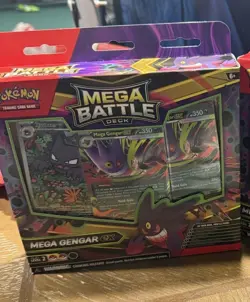 Pokemon Mega Battle Deck Mega Gengar GX English Trading Card Game Standard Card - Image 1
