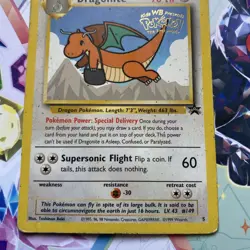 Pokemon TCG Dragonite 5 Black Star Promo Card WB First Movie 1999 - Image 2