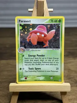 Parasect 43/112 FireRed & LeafGreen Reverse Holo Pokemon Card - Yuka Morii - Image 1