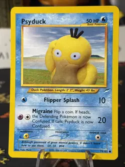 Psyduck 79/105 – Neo Discovery – WOTC Vintage Pokemon Card Common Very Clean! - Image 1