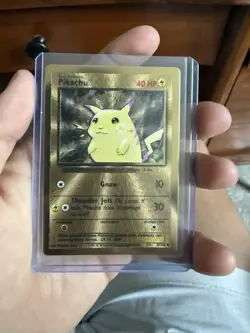 Pikachu Metal Card Celebrations Ultra Premium Collection Pokemon TCG - Image 1