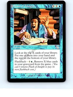 Flash of Insight #40 Uncommon Judgment MTG NP Near Mint or Better - Image 1