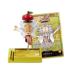 New with Card! ONE PIECE Card Game WCF LECAFIG Vega Punk Figure and Card - Image 1