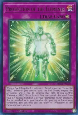 BLMR-EN038 PROTECTION OF THE ELEMENTS ULTRA RARE 1ST EDITION NM YuGiOh TCG - Image 1
